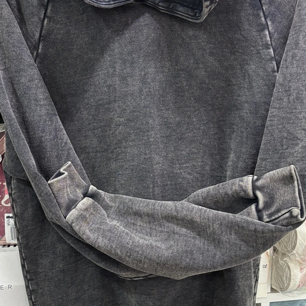 Washed Retro Vintage Look Men’s Hoodie Pullover Sweatshirt Pre-owned